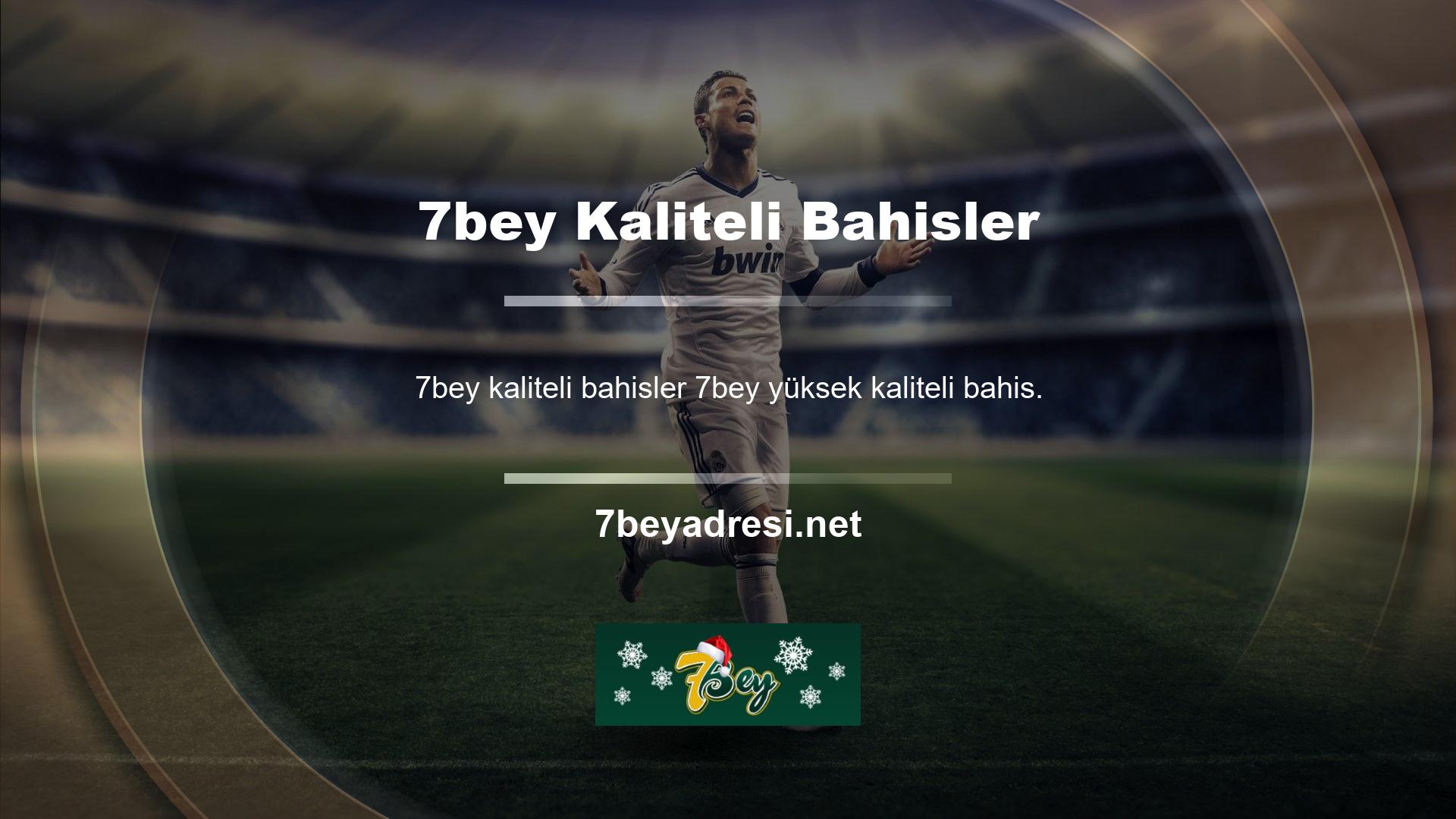 7bey bahisleri genellikle yüksek kalite olarak kabul edilir ve üye dostça görünür